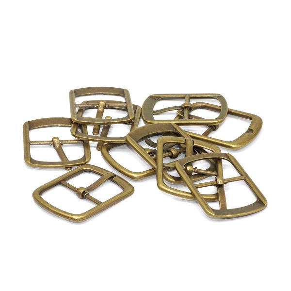 Пряжка ременная металл 27 мм. латунь, 10 шт, BIG