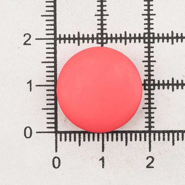 Пуговицы на ножке 28L (18мм), пластик (Coral (коралловый)), NE68, 48 шт