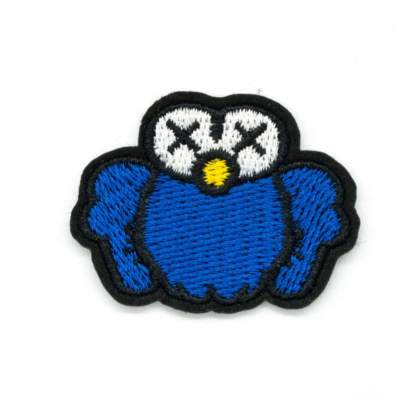 Термоаппликация Сова, синяя 4,4х3,3см, Hobby&Pro