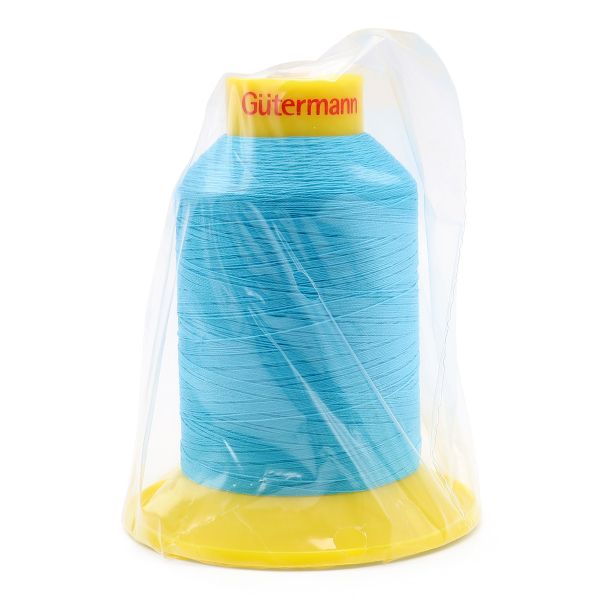 Нитка эластичная Gutermann Maraflex 120, 1500 м, 716936, 5396 неоновый голубой, 1 катушка