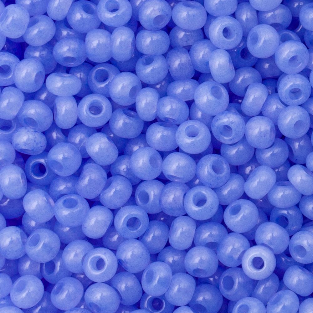 Бисер алебастр 10/0, круг.отв., 100 г (5х20 г) Preciosa