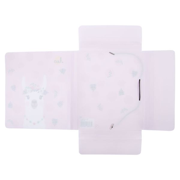 Папка на резинке A5 LRF-07 450 мкм 25 мм, песок, 6 шт, 01-Лама, Лео LRF-07