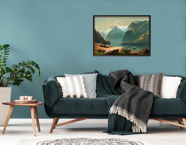 Пазл. Третьяковская галерея 1000 элементов, Саврасов А.К. Озеро в горах Швейцарии. 1866, Фрея GTG-PZL-1000/02