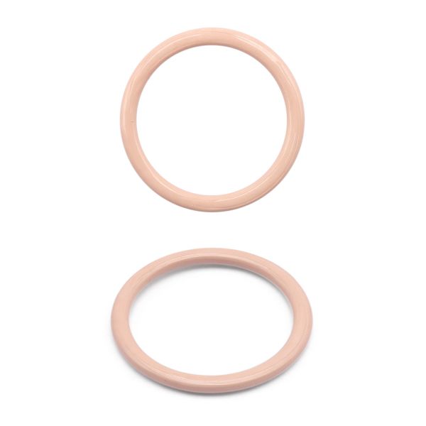 Кольца для бюстгальтера металл ⌀15.0 мм, 20 шт, C344 пудровый, ГВ800