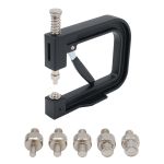 Ручной пресс для установки бусин на шипах с насадками 4, 5, 6, 8, 10 мм, New Star, черный