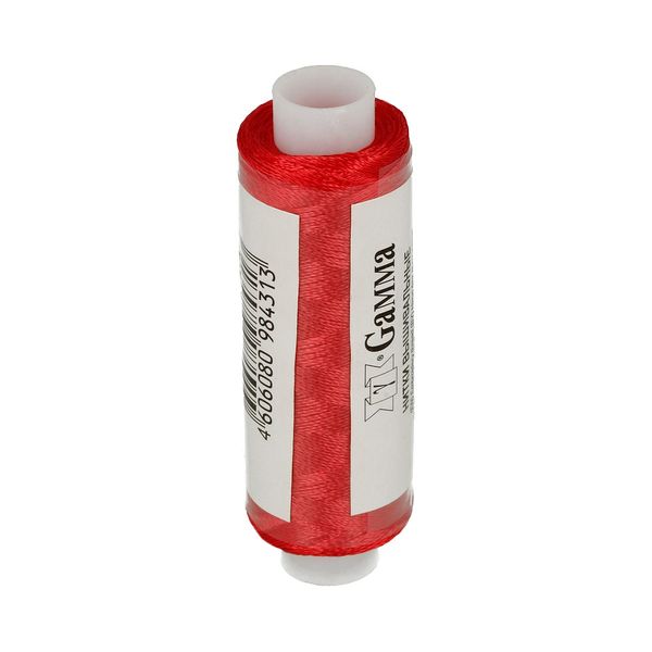 Нитки вышивальные Gamma V150/2, 10х200 ярдов, 3058 алый
