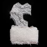 Кружево гипюр (плетёное) 72 мм / 9.14 метров, C501 белый