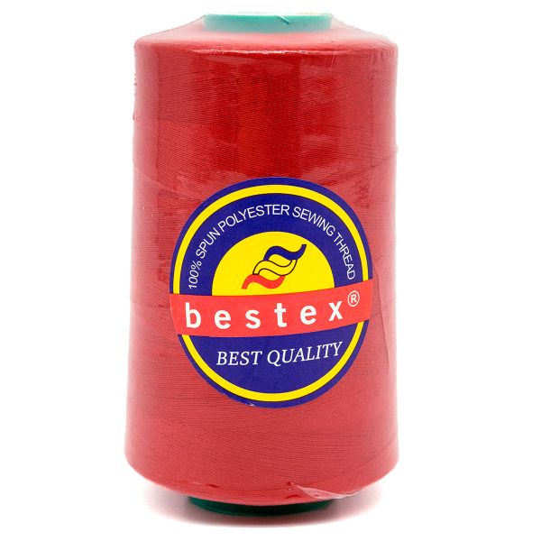 Нитки универсальные Bestex 40/2, 4570 м (5000 ярд) / 1 кат., 049 ярко-алый