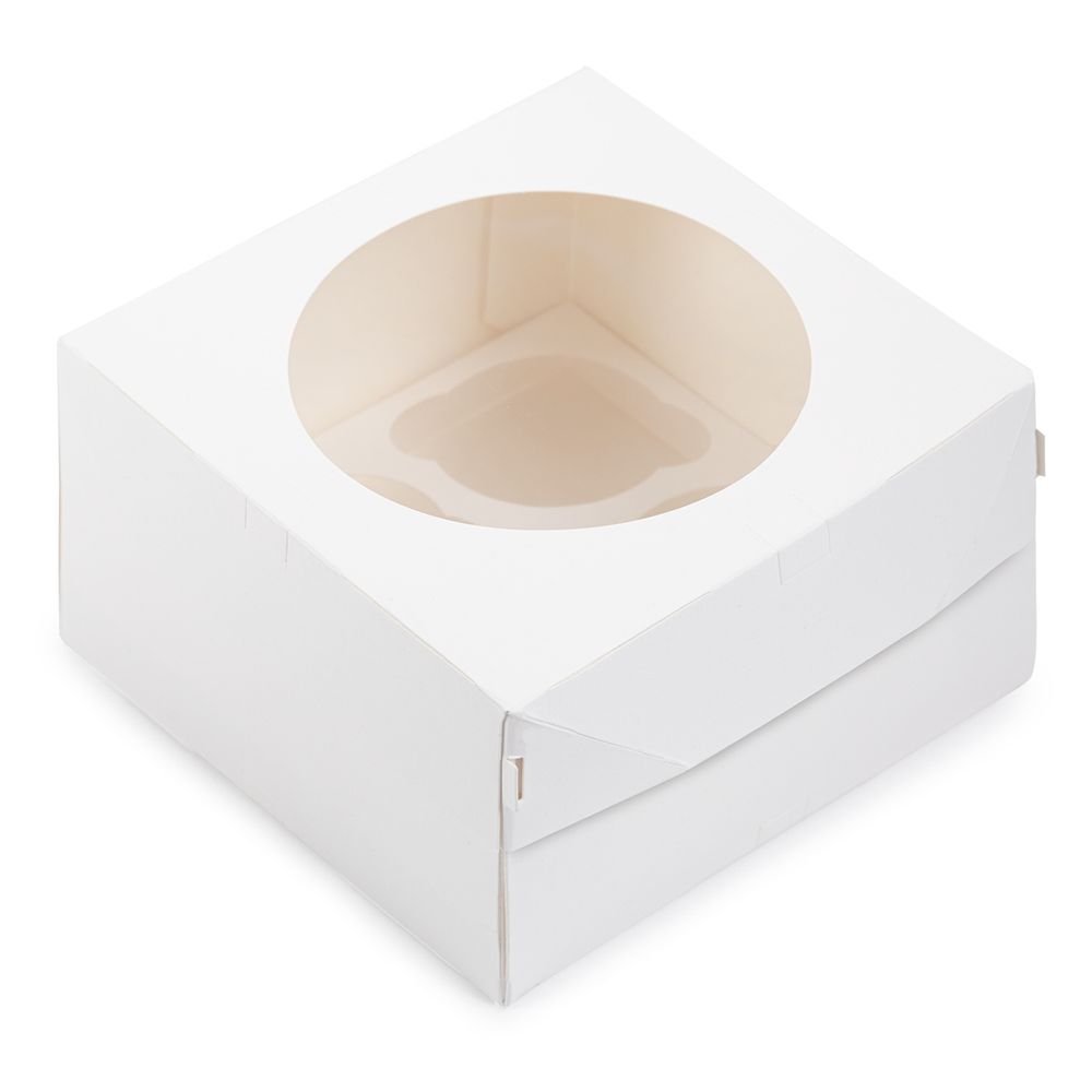 Коробка для маффинов с ложементом 16х16х10 см, S-Chief BFC-016