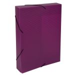 Короб архивный пластиковый 50 мм, 1 шт, Prisma neon A4 эффект 3D, пурпурный, Expert Complete ЕС240441022