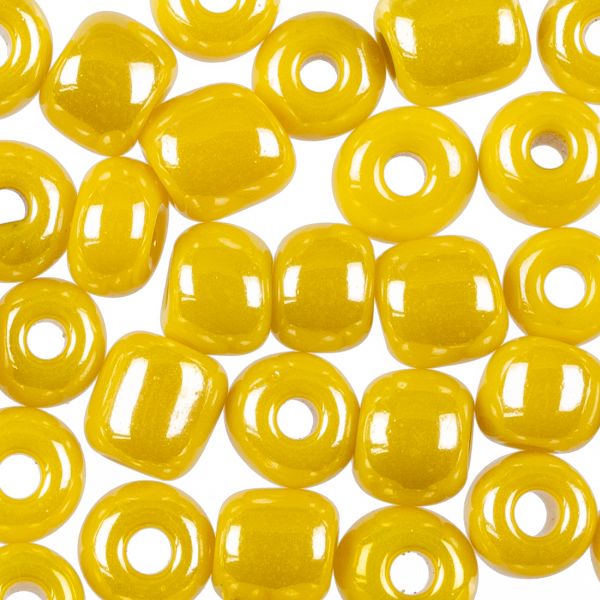 Бисер Zlatka 6/0 (4.1 мм), 100 г (10х10 г), №0122 желтый, GR