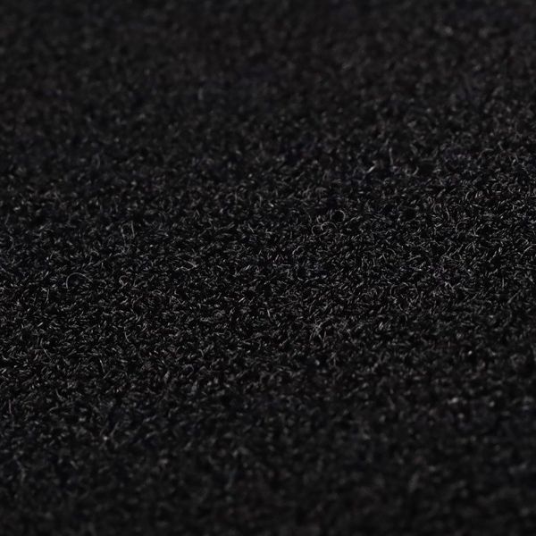 Петельное полотно велкроткань мягкая 250 г/м², шир.50 см / 10 метров, 100% нейлон, черный, 8203-0021