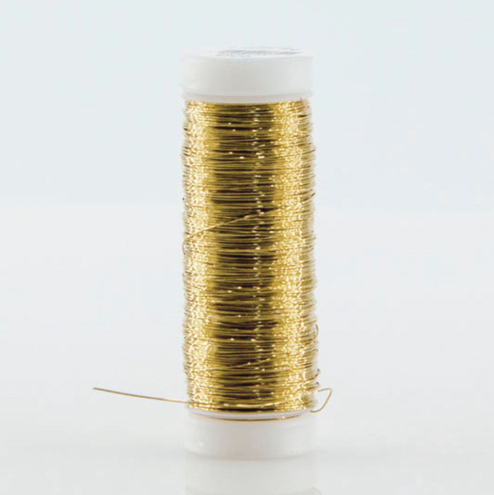Латунная ювелирная проволока на катушке 0.4 мм, 90 м, золотистый, Efco