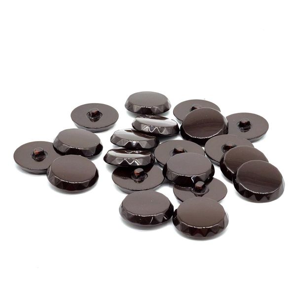 Пуговицы на ножке 3.01-969-34, коричневый, 20 шт