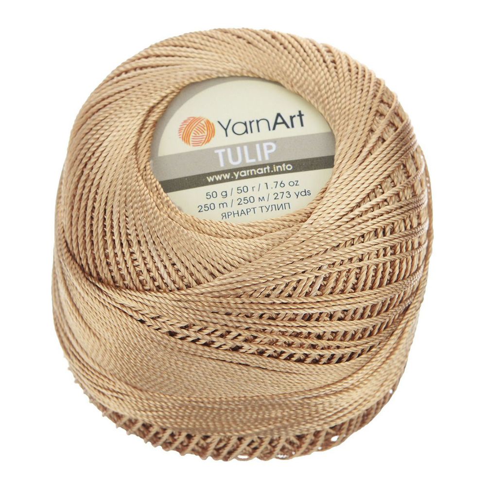 Пряжа YarnArt (ЯрнАрт) Tulip / уп.6 мот. по 50 г, 250м, 428 табак