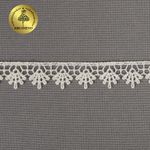 Кружево гипюр (плетёное) 16 мм / 13.71 метров, TBY.1062, цв.F102 молочный
