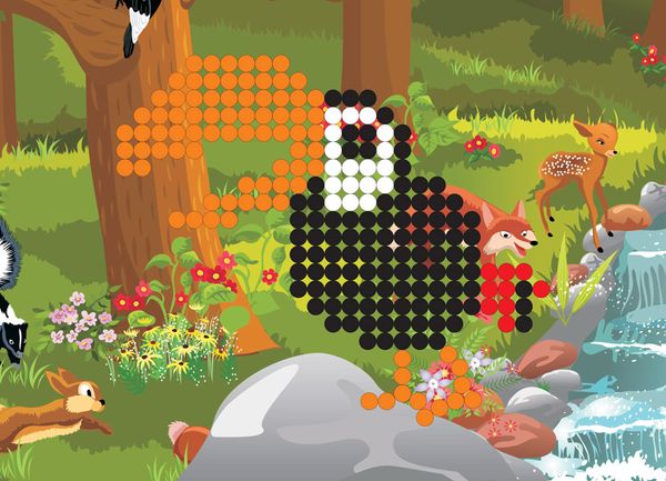 Мозаика 20.5х29 см, №07 Тукан, Hobbius MDS-06