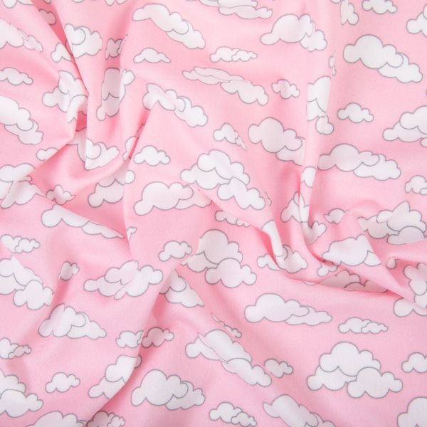 Ткань для пэчворка Peppy Молочные сны фланель, отрез 100х110 см, 175 г/м², МС-20 розовый, Peppy