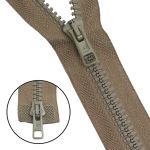 Молния трактор Arta Т6 (6 мм) 2 зам., разъем., 100 см, цв. 110 фисташковый, уп.5 шт