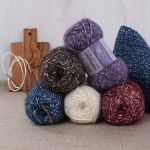 Пряжа Люблю вязать Морошка / уп.3 мот. по 100 г, 175 м, 888 коричневый