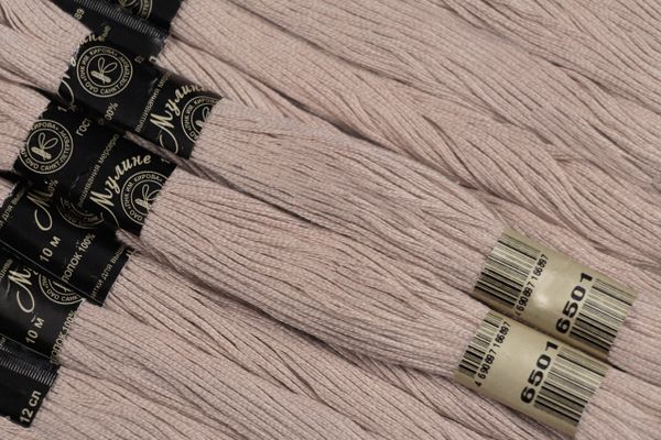 Мулине ПНК им.Кирова цв.1909 фиолетовый, 12 мотков по 10 метров