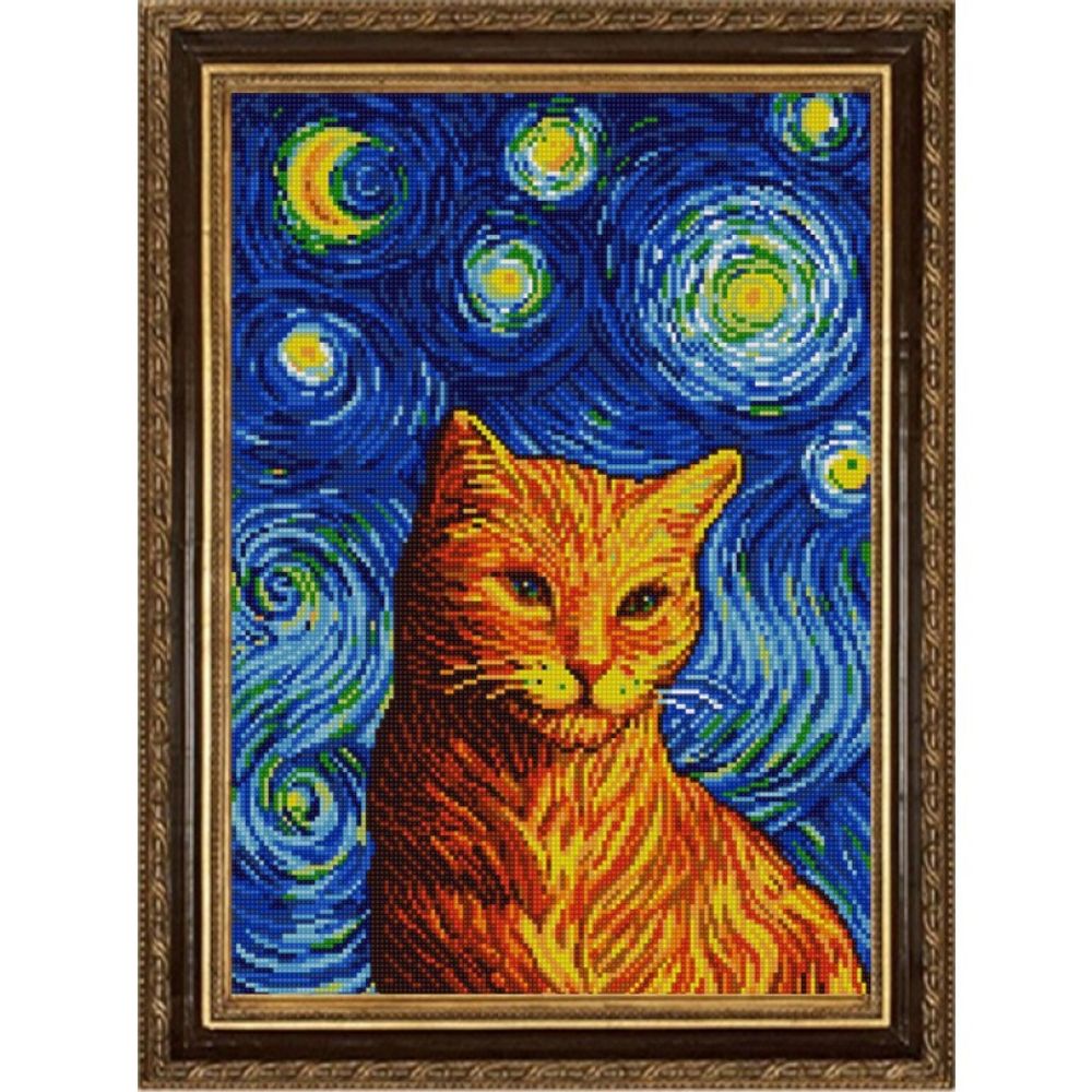 Рисунок для вышивания Конек (ткань), 1365 Рыжий кот Гоша 29х39 см
