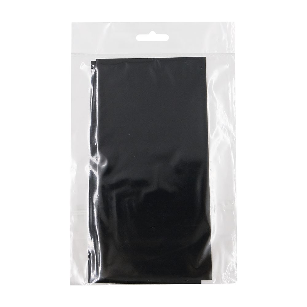 Заплатка самоклеящаяся, под замшу, 100x200мм, 2 шт, (черный (black)), AC18