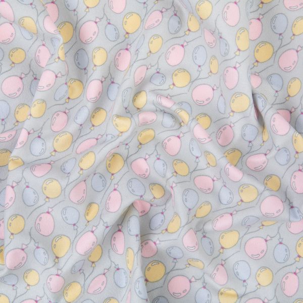 Ткань для пэчворка Peppy Молочные сны фланель, рулон 112 см / 5 метров, МС-27 серый, Peppy