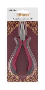 Инструмент для бижутерии: Тонкогубцы изогнутые, 4.5 HTP-104, Micron