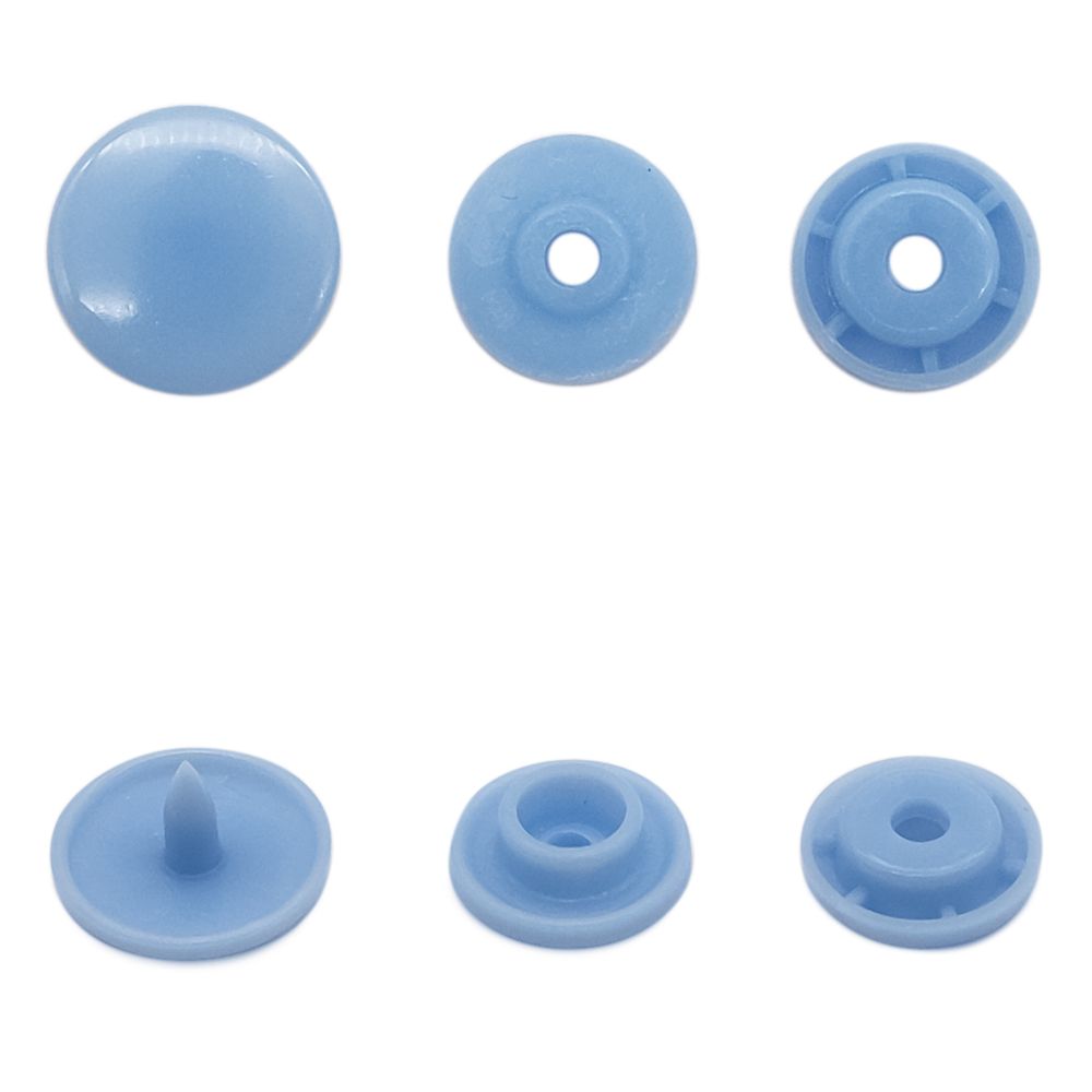 Кнопка рубашечная ⌀12,5/10мм пластик (≈1000шт) New Star (168 голубой)