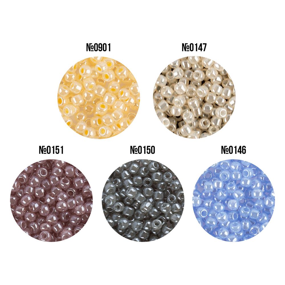 Бисер Япония Toho 11/0 круглый 2 ASSORTI 2.2 мм, 5х5 г, №07