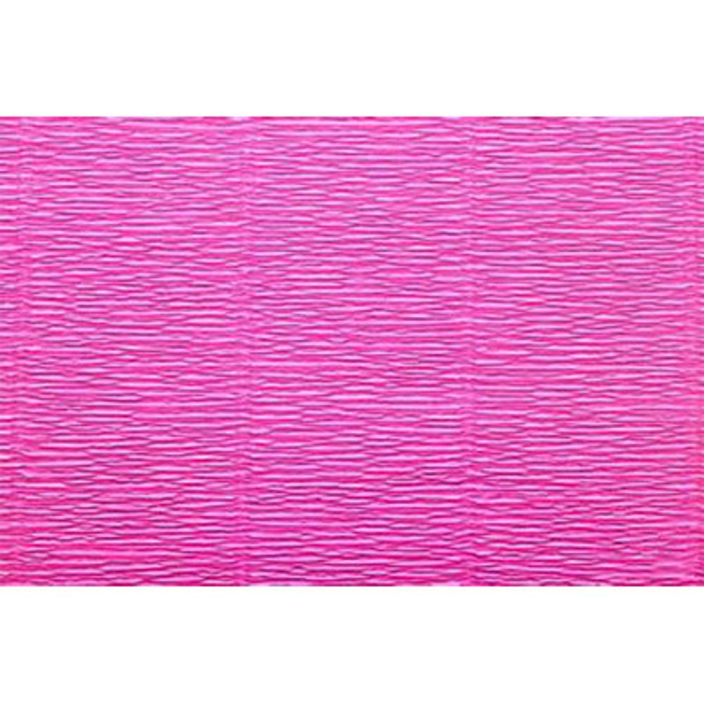 Бумага гофрированная (креповая) 180 г/м², 50 см / 2.5 метра, 551 я.розовый, Blumentag GOF-180