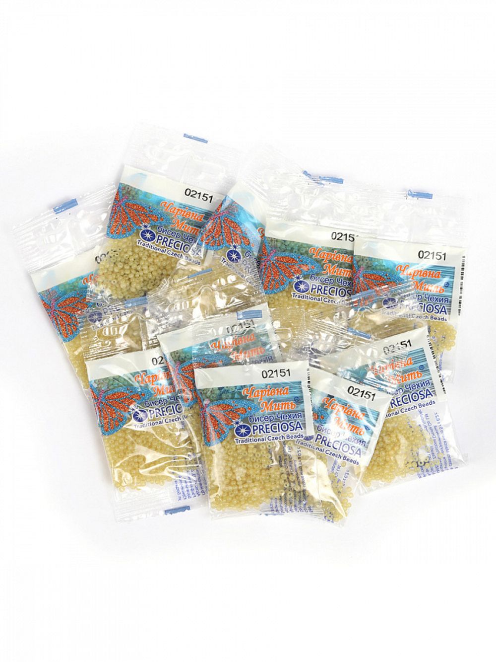 Бисер Preciosa 10/0 (2.3 мм), 50 г (10х5 г), цв. 02151