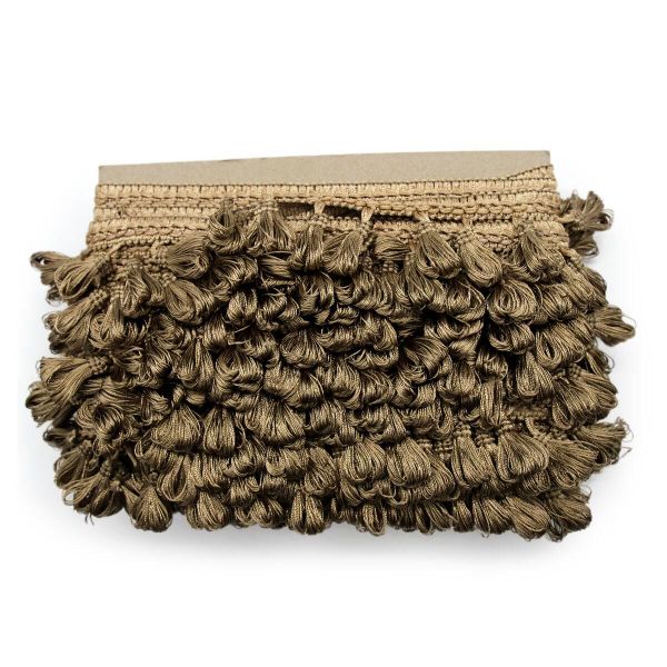 Бахрома отделочная 50.0 мм / 10 метров, с кистями 107 т.бежевый