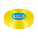 Лента атласная 1-сторонняя 12.0 мм / 33±2 метра, №508N(12-0645) ярко-желтый, Gamma