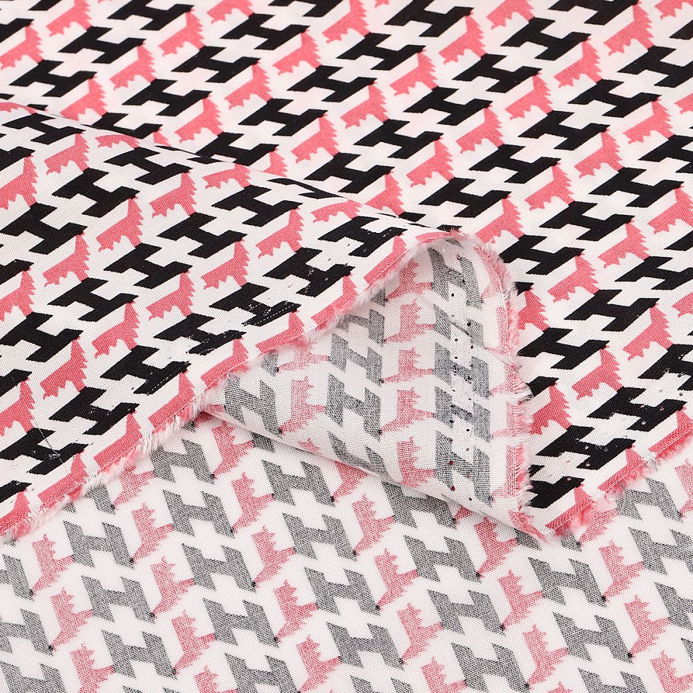 Штапель 90 г/м², 145 см / 2 метра, TBY.Vi.pr.E1346.6.2, цв.06 розовый