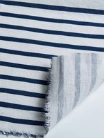 Льняная ткань 140 г/м², 150 см / 3 метра, TBY.DJ.13-3, цв.синий