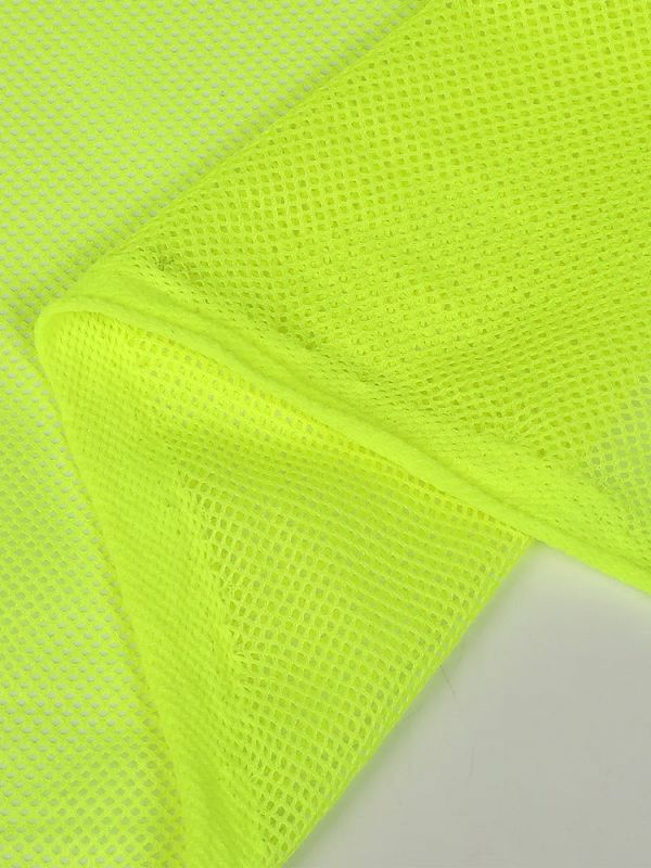 Сетка подкладочная трикотажная 65 г/м², 170 см / 100 метров, TBY.0354.229, цв.F229 неон лайм