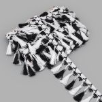 Бахрома отделочная 115.0 мм / 10 метров, с кистями, (001-115), 878