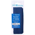Косая бейка хлопковая 40 мм / 5 шт по 5.4 метра, №052 синий, Gamma GK-40C