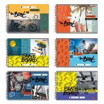 Альбом для рисования, 100 г/м², A4 29х20.5 см, на гребне 40 л., 6 шт, 40АЛГР4_000237 Будь лучшим, Светоч