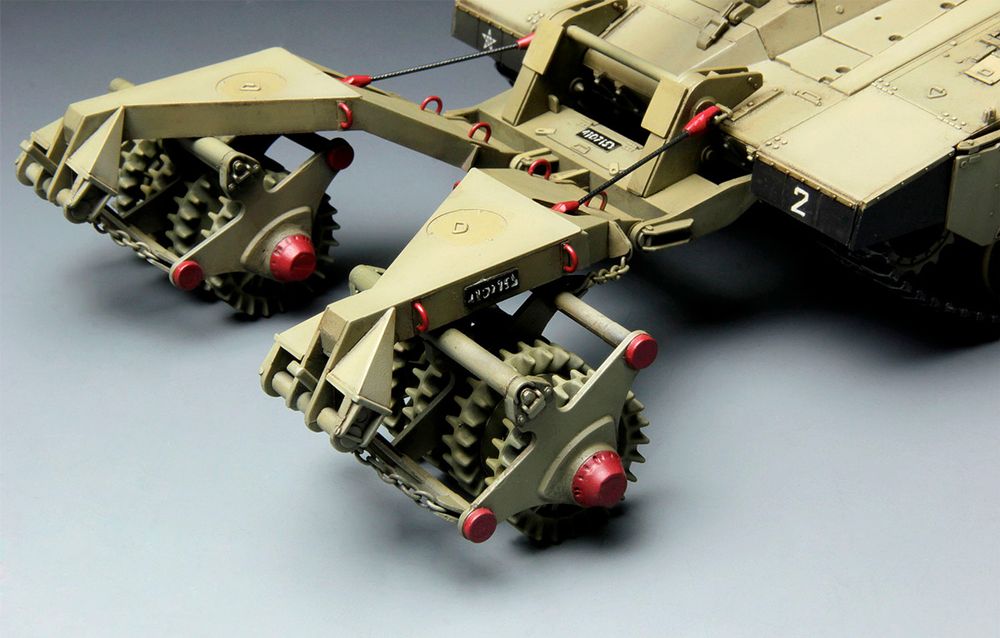 Модель сборная: танк, Merkava Mk.3 BAZ w/Nochri Dalet Mine Roller System 1/35, Meng TS-005