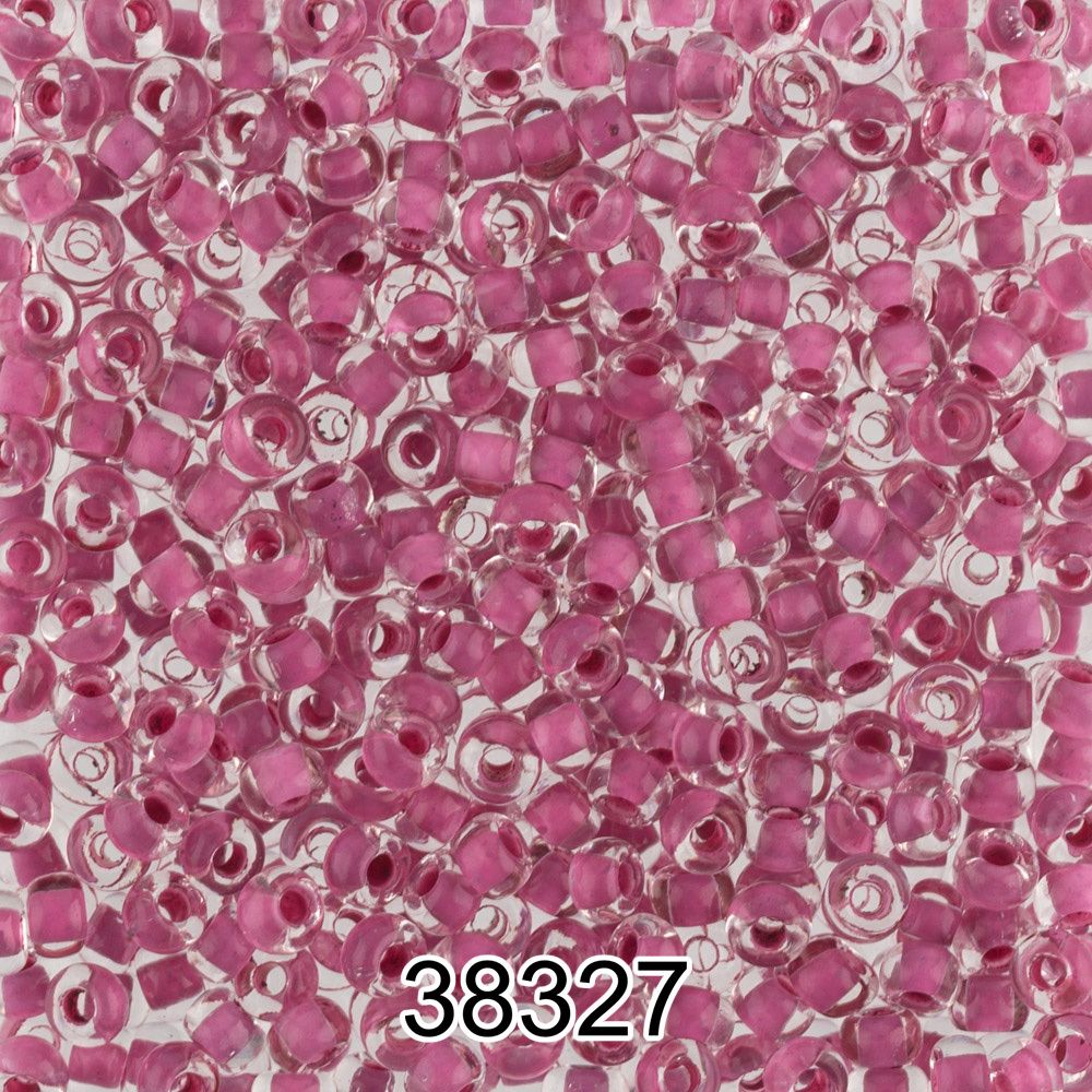 Бисер Preciosa круглый 10/0, 2.3 мм, 500 г, 38327 (Ф600) розово-сиреневый
