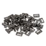 Крючки пришивные декоративные 15х10 мм, чер.никель, 20 шт