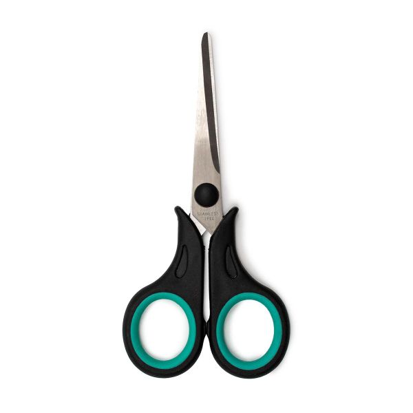 Ножницы универсальные 14 см, с мягкой ручкой, 502