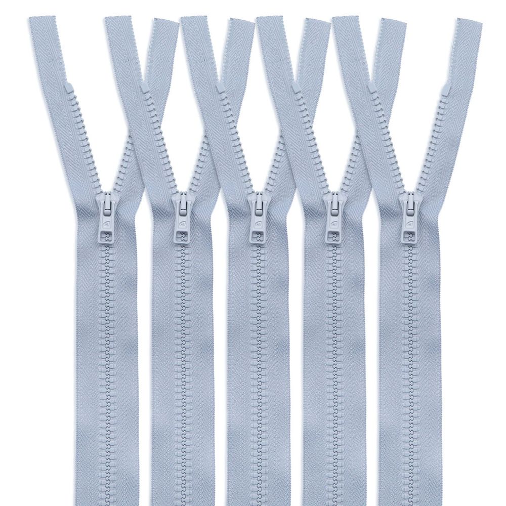 Молния трактор Arta Т6 (6 мм) 1 зам., разъем., 75 см, цв. 177 жемчуг, 5 шт