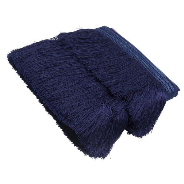 Бахрома отделочная широкая 120.0 мм / 25 метров, нитяная, 919 темно-синий, 0390-0310