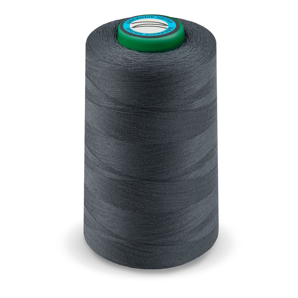 Нитки универсальные Nitka 40/2, 4570 м (5000 ярд) / 1 кат., 343 серый