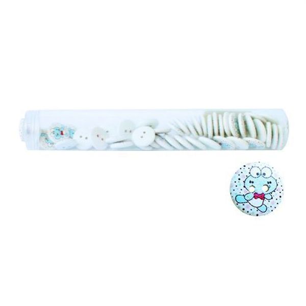 Пуговицы деревянные Мультяшные персонажи 18мм 50 шт, Муха