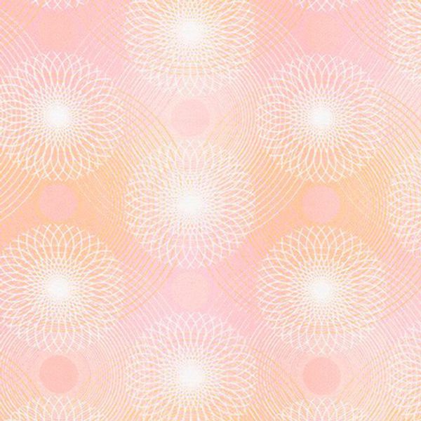 Ткань для пэчворка Peppy Loose Leaf, отрез 50х55 см, 122 г/м², WELD-20039-144 PEACH, Robert Kaufman